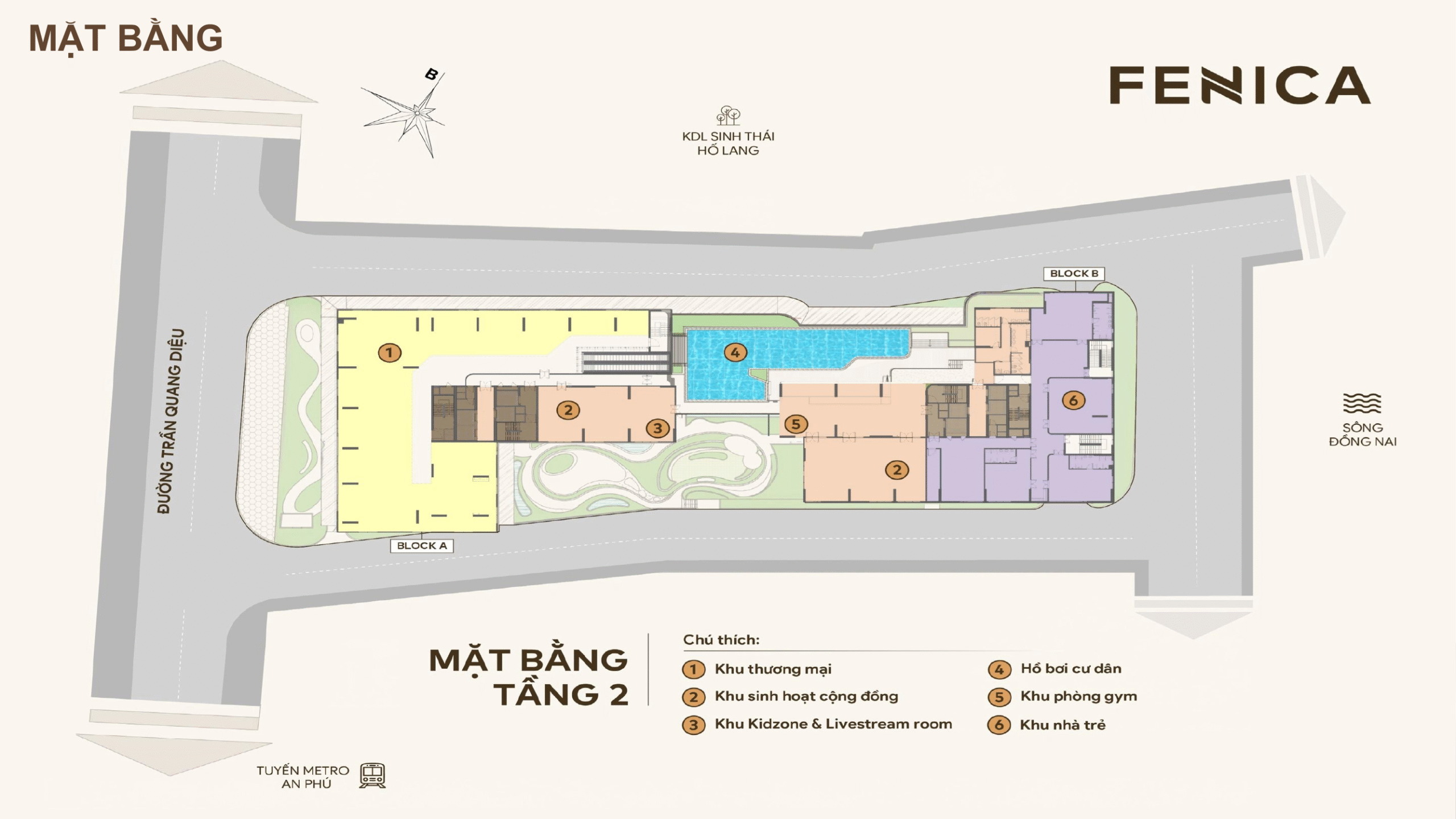 Mặt bằng Căn hộ Fenica