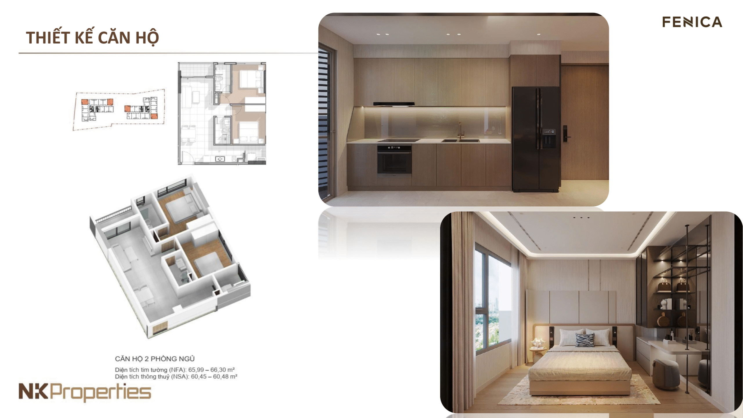 Mặt bằng Căn hộ Fenica